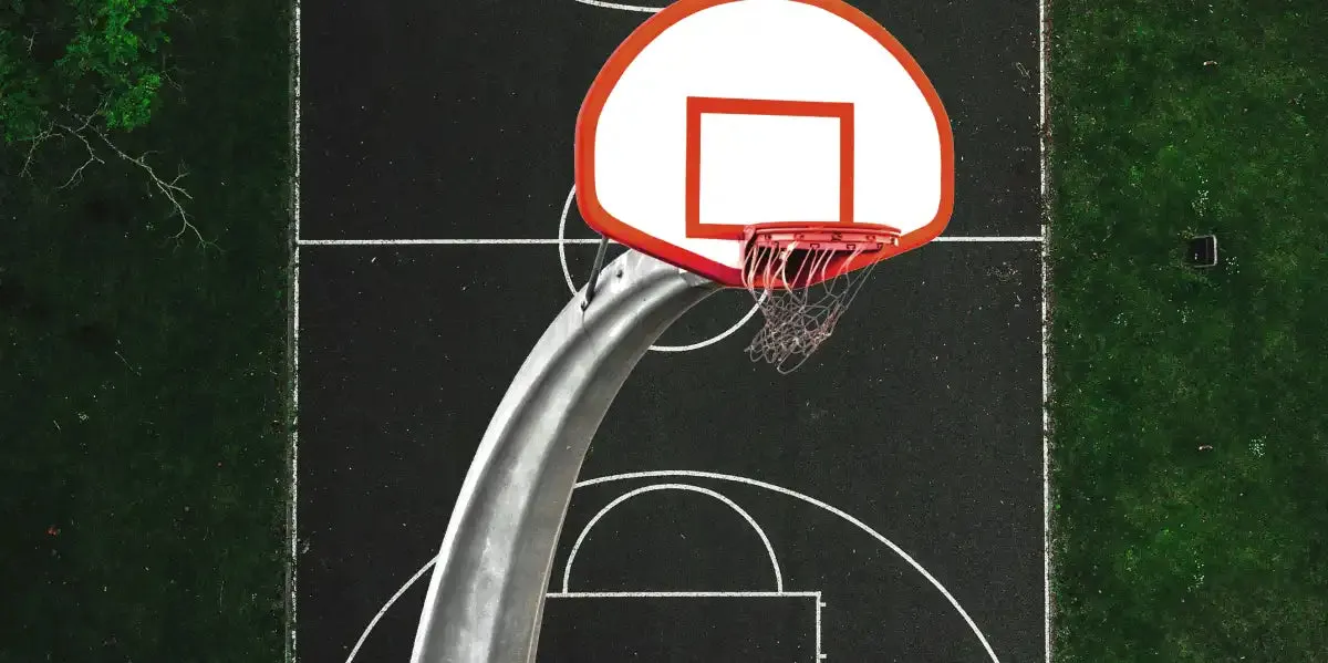 A Basketball Court Wall Art