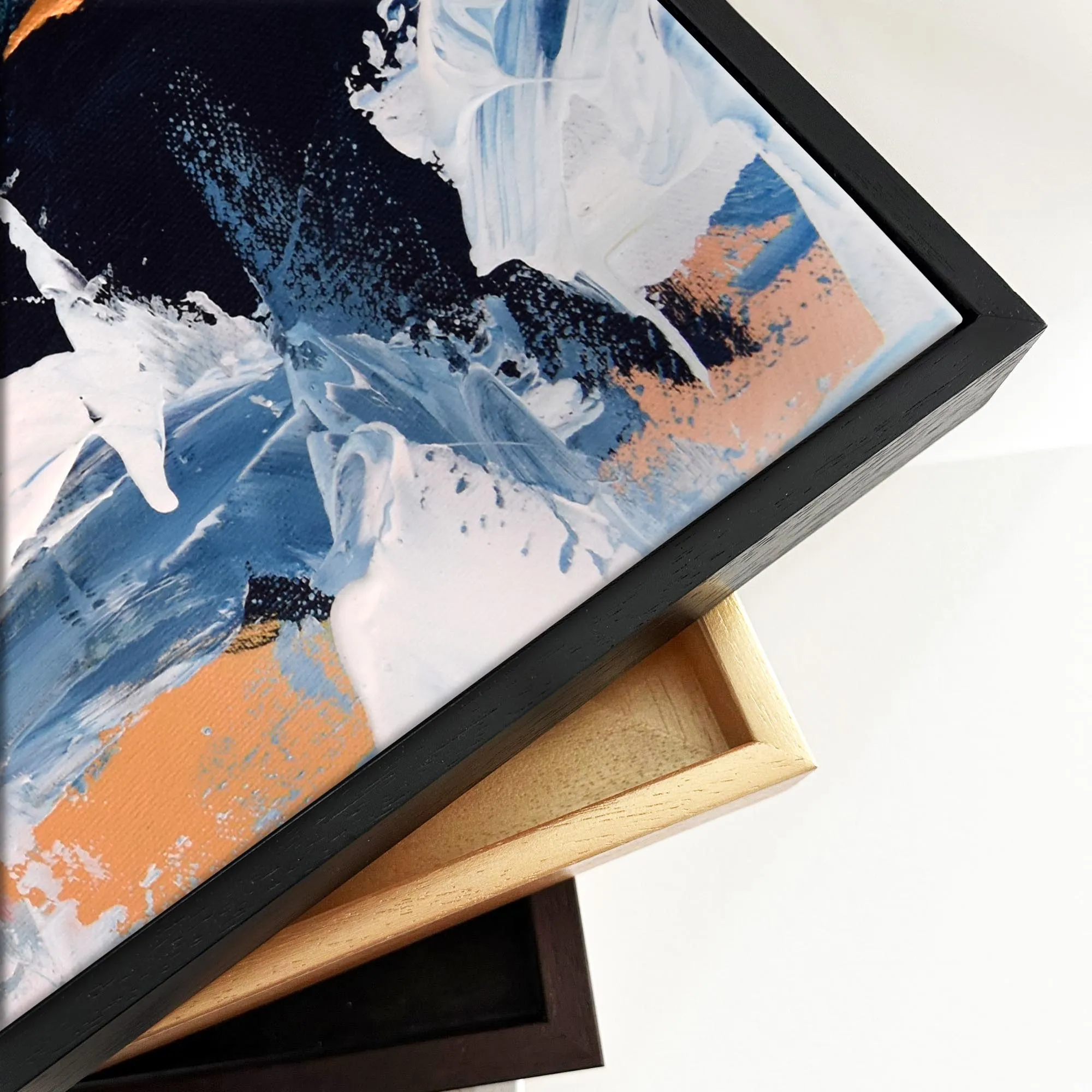 Abstract 155 Framed Canvas