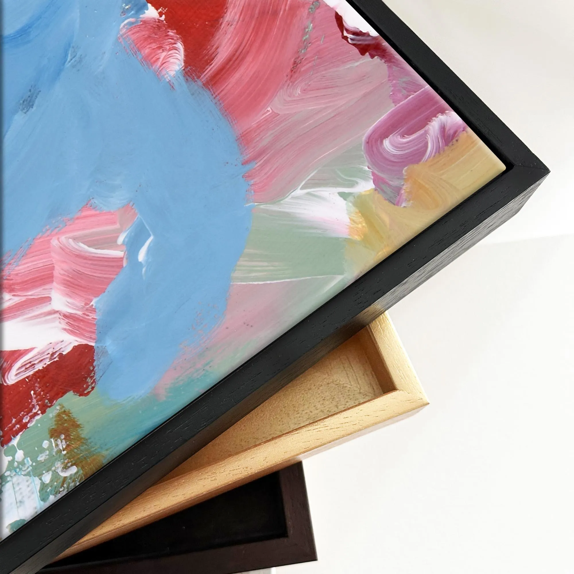 Abstract 319 Framed Canvas