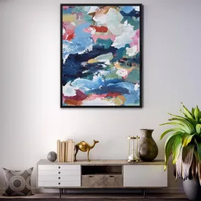 Abstract 319 Framed Canvas