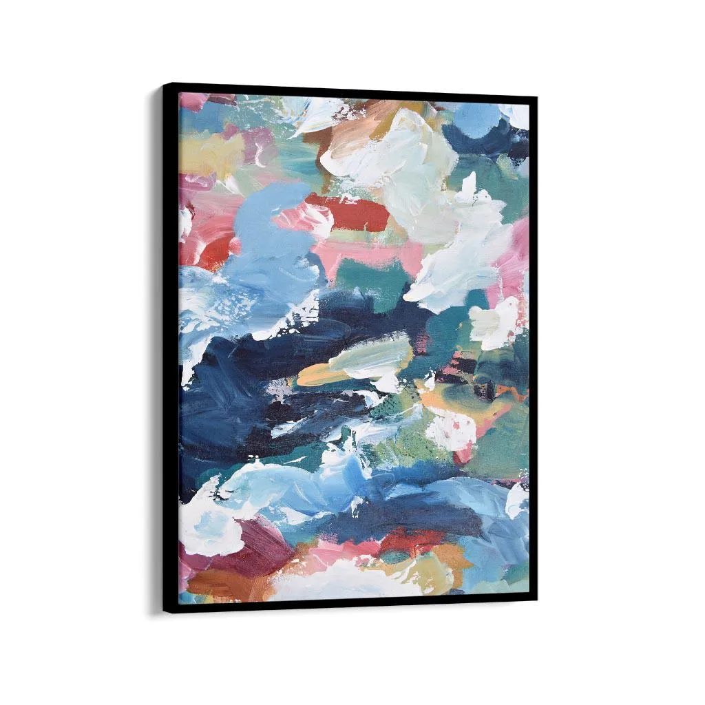 Abstract 319 Framed Canvas