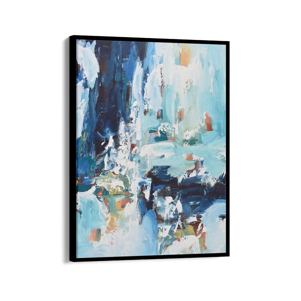 Abstract 385 Framed Canvas