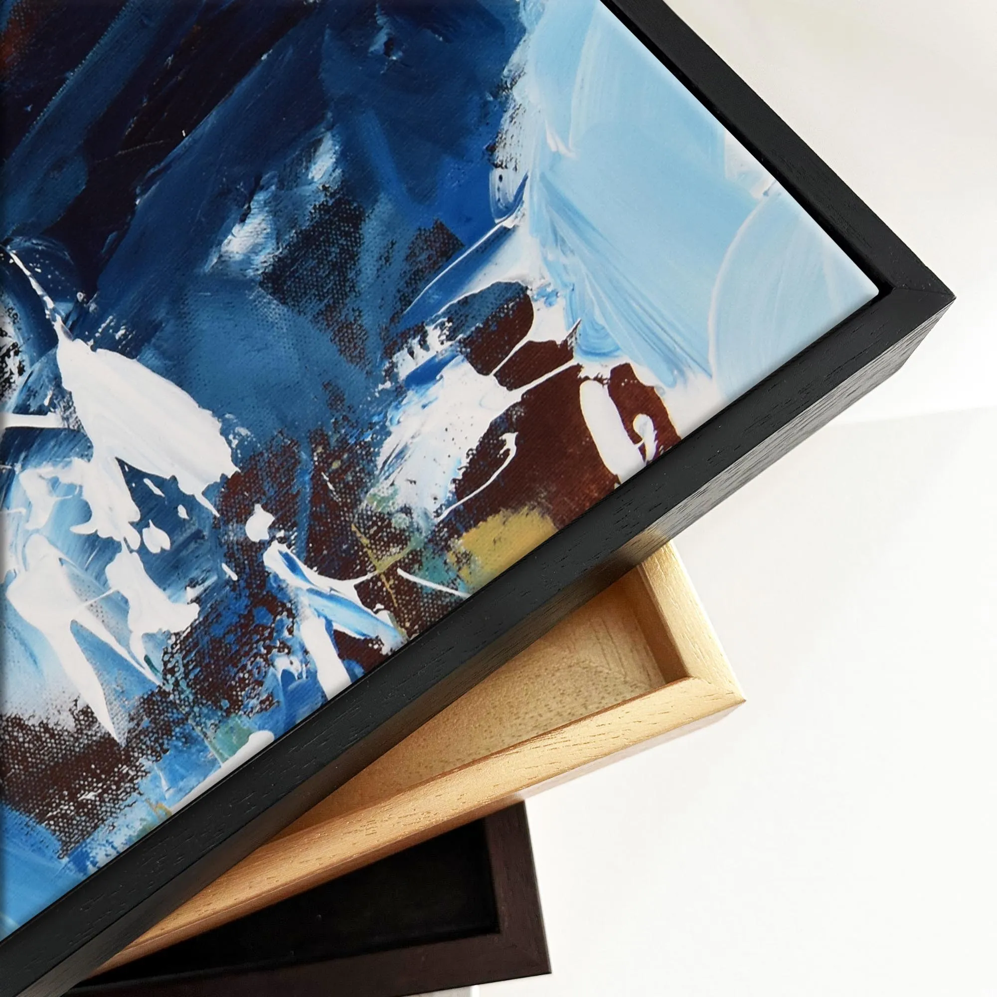 Abstract 385 Framed Canvas