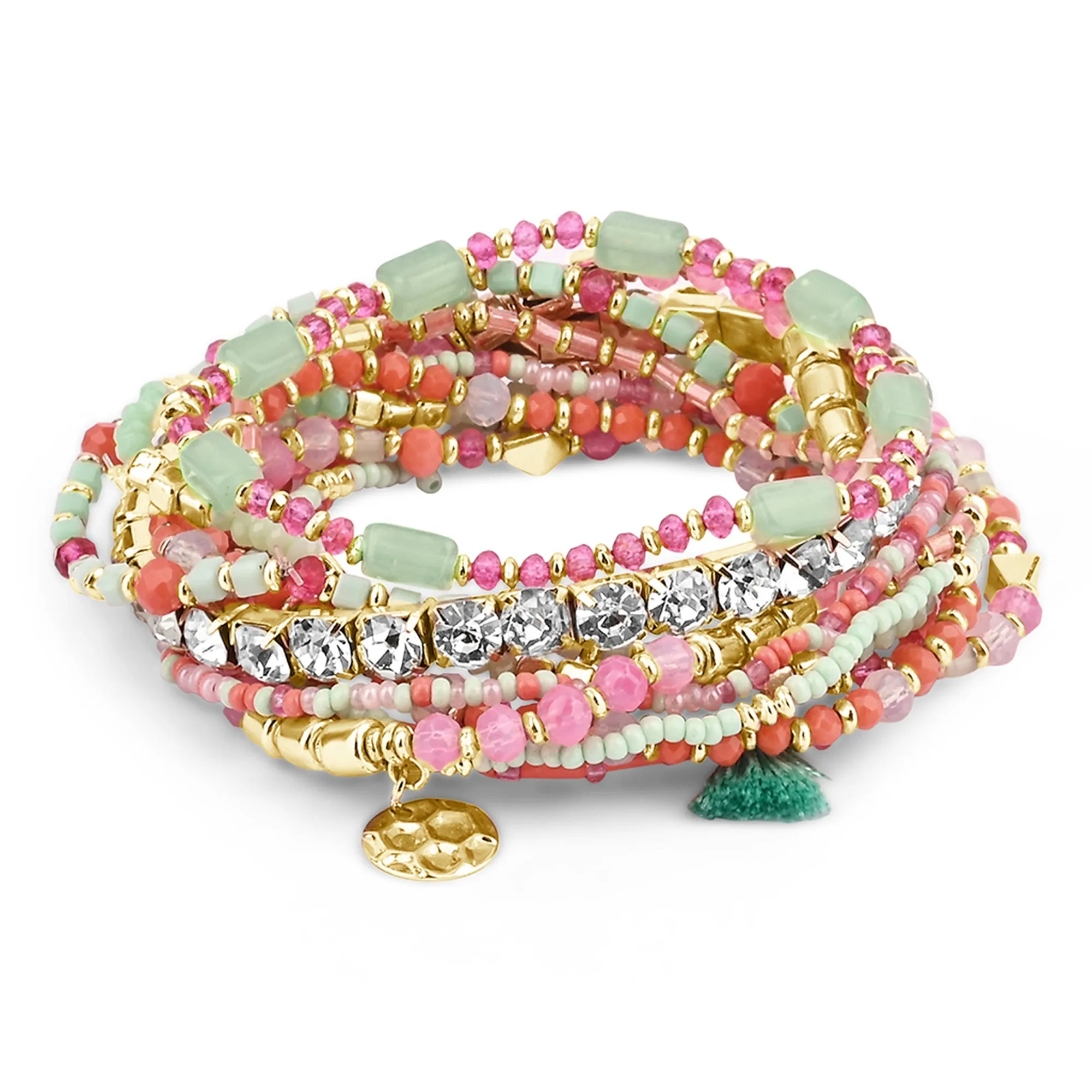 Accessorize London  Women's Multi Stretch Bracelet Multipack