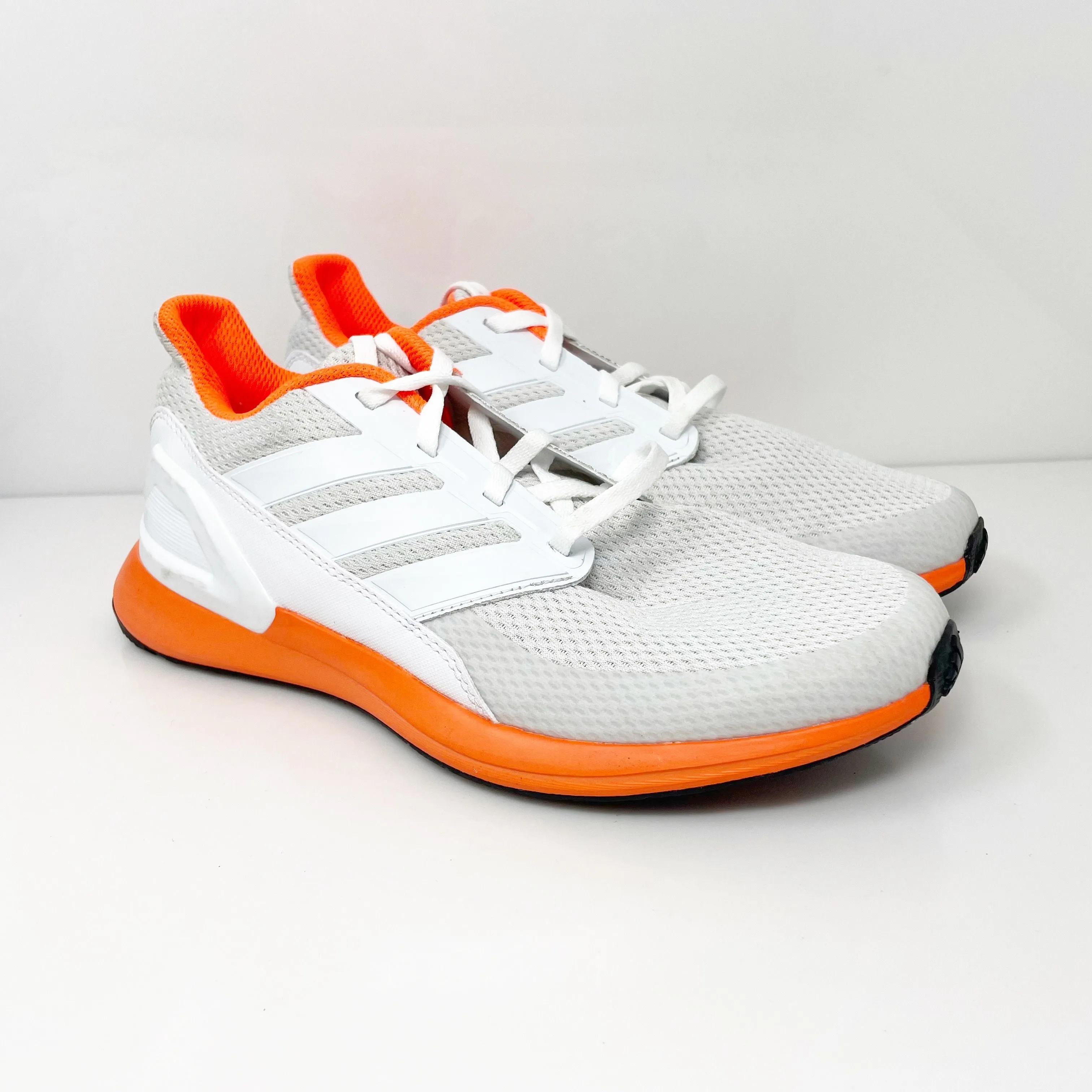 Adidas Boys Rapidarun G27323 White Running Shoes Sneakers Size 6