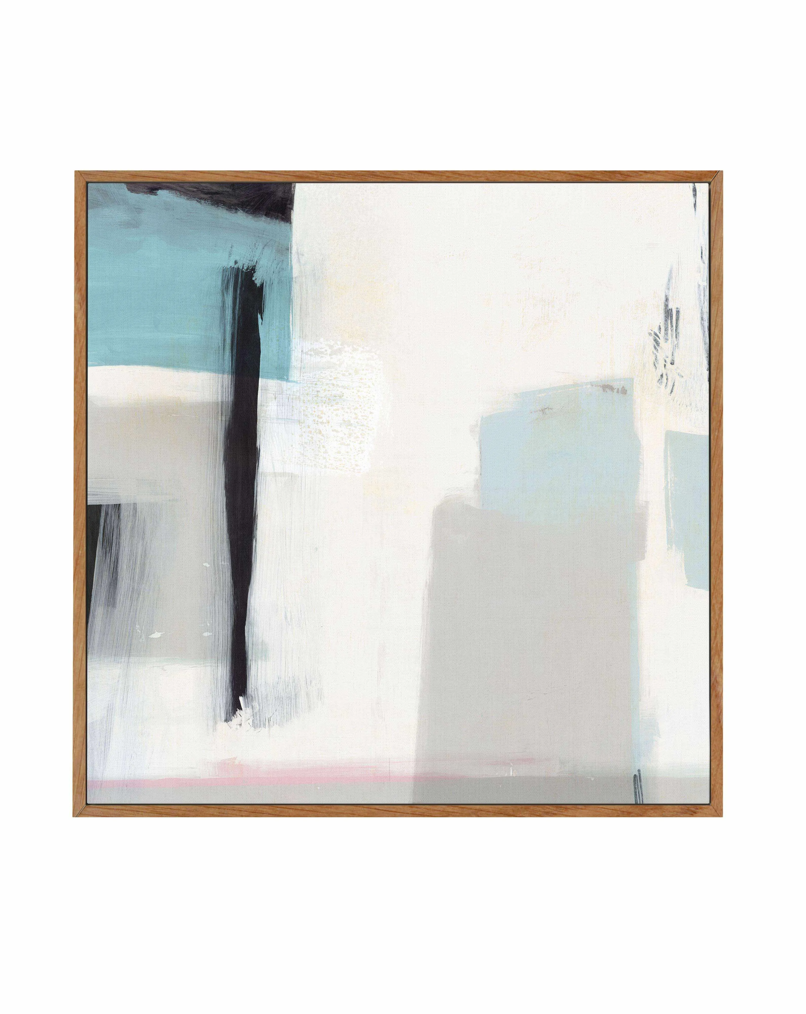 Aligned I SQ Framed Canvas Art Print