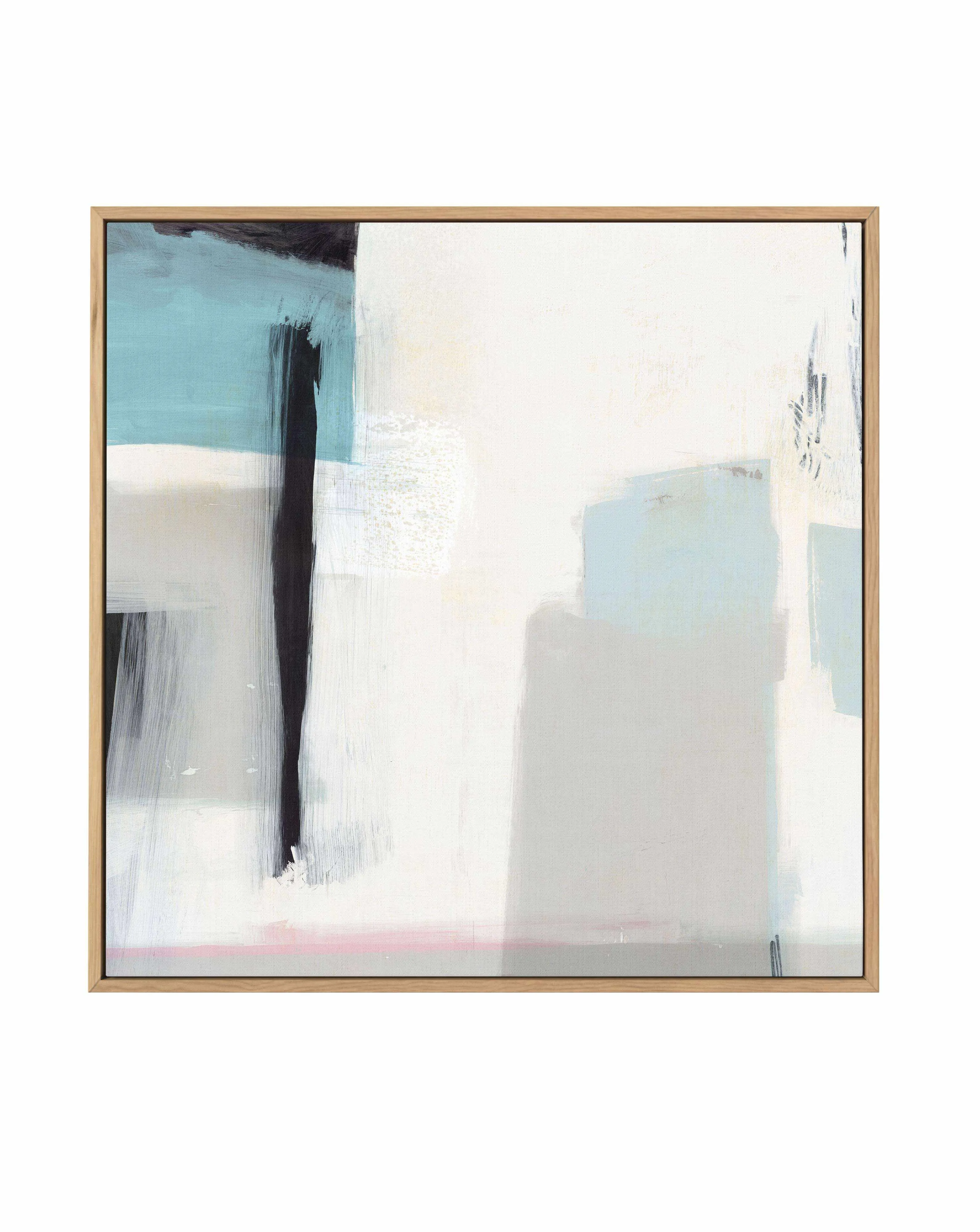 Aligned I SQ Framed Canvas Art Print