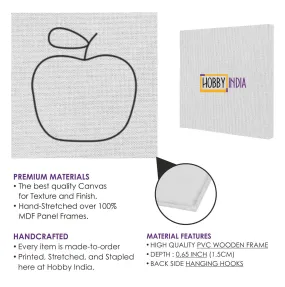Apple DIY Canvas Base for Painting