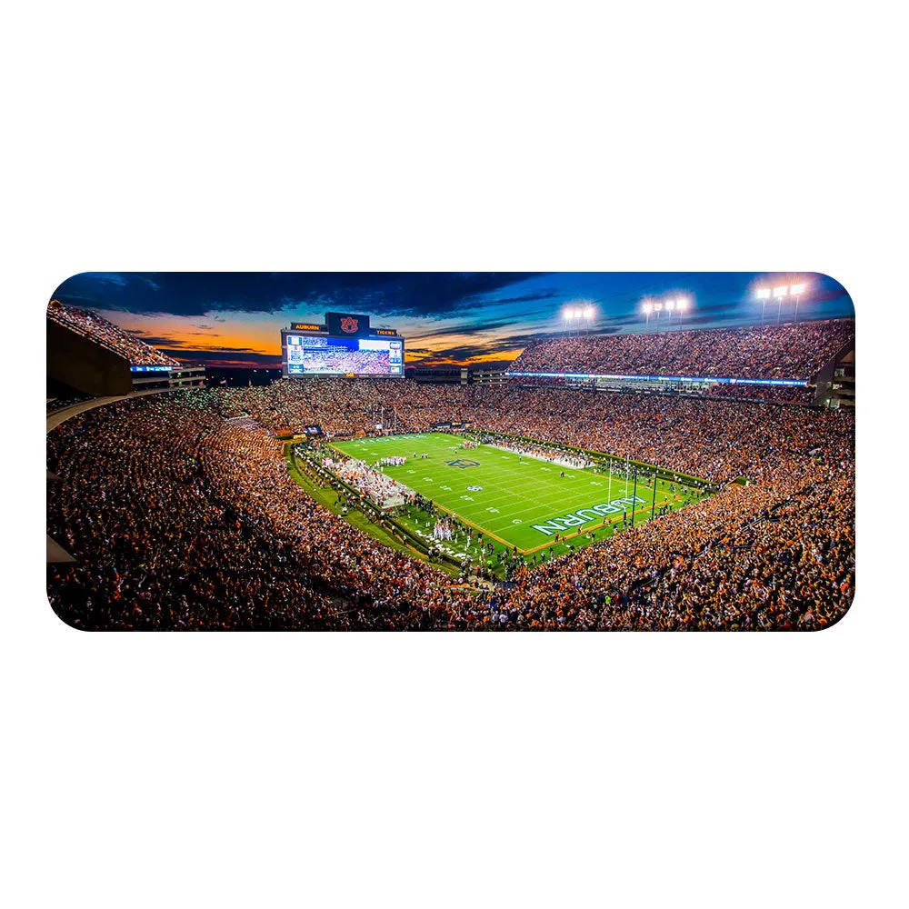Auburn Tigers - Jordan-Hare Stadium Sunset Panoramic