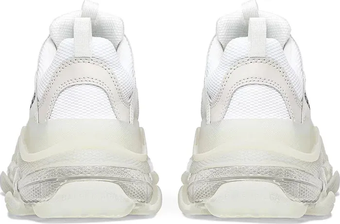 Balenciaga Triple S Clear Sole Triple White Wmns 'White Clear Sole'