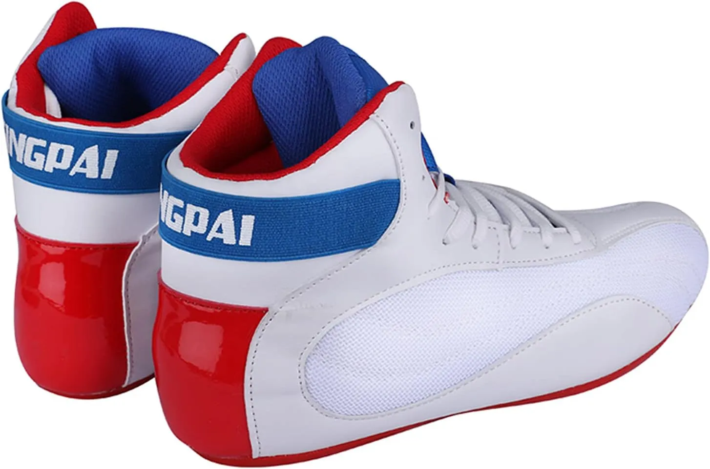 Breathable Men's High Top Wrestling Boxing Shoes High Traction Combat Speed Boxing Boots Non-Slip Fighting Training Competition Sports Shoes Men's Athletic Casual Shoes Gym Boots