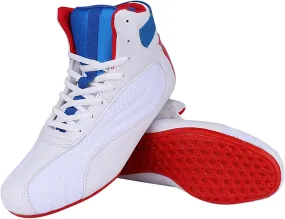 Breathable Men's High Top Wrestling Boxing Shoes High Traction Combat Speed Boxing Boots Non-Slip Fighting Training Competition Sports Shoes Men's Athletic Casual Shoes Gym Boots