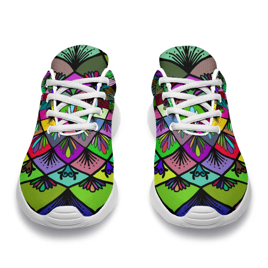 Colorful Mandala Handmade Sport Sneakers