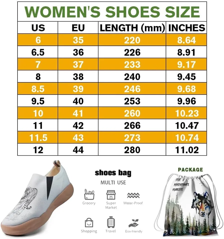 Elegant Women's Casual Shoes, Unique Slip-on Comfortable and Fashionable Sports Travel Shoes