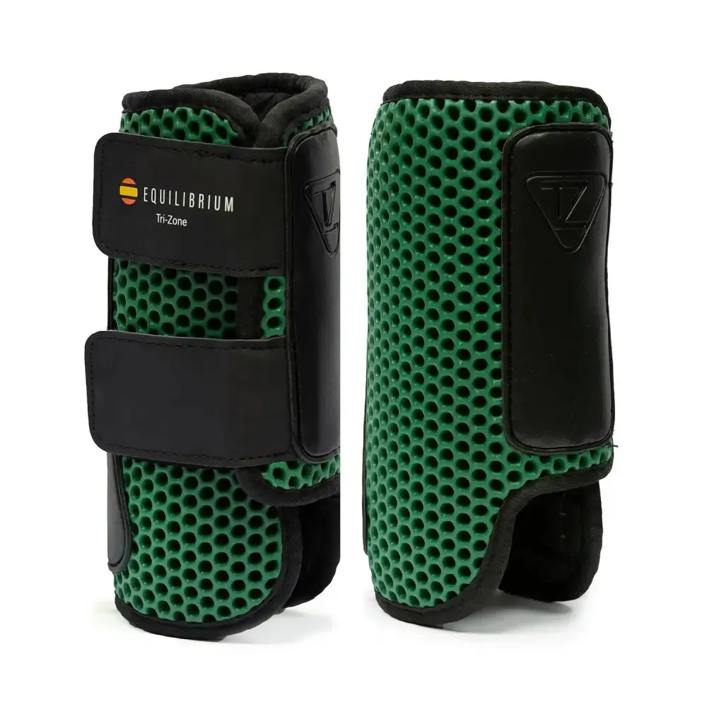 Equilibrium Tri-Zone Impact Sports Boots Hunter Green Front