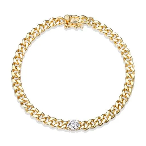 Flat Curb Bracelet