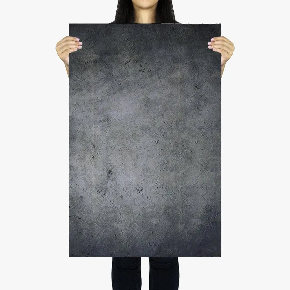 Flat Lay Instagram Backdrop - 'Darlinghurst' Dark Concrete (56cm x 87cm)