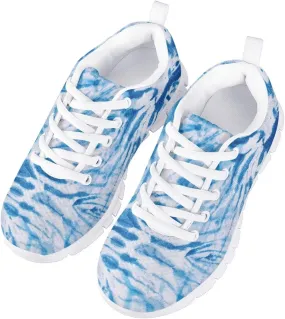 GIFTPUZZ Kids Running Shoes Casual Mesh Breathable Walking Hiking Sports Sneakers Platform Flats