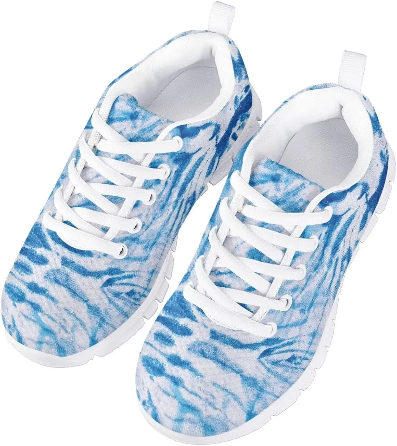 GIFTPUZZ Kids Running Shoes Casual Mesh Breathable Walking Hiking Sports Sneakers Platform Flats