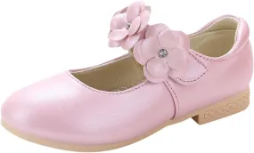 Girls Ballerina Flats Toddler Girls Dress Shoes Flower Girl Shoes Mary Jane Wedding Party Communion Princess Shoes