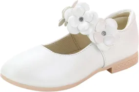 Girls Ballerina Flats Toddler Girls Dress Shoes Flower Girl Shoes Mary Jane Wedding Party Communion Princess Shoes