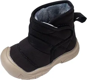 Girls Boys Warm Fr Lined Winter Snow Boots Waterroof Outdoor Ankle Booties Comfortable Shoes for Kids Unisex