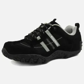Knixmax Women's Hiking Trainers, Black, Lightweight Approach Shoes, Sports Trainers