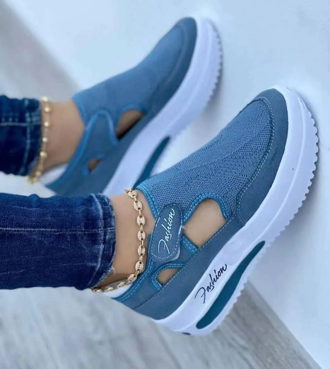 Lausiuoe Sneakers For Women Walking Shoes Wide Width Comfortable Casual Fashion Slip On Low Top Leather Flat Loafers