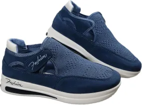Lausiuoe Sneakers For Women Walking Shoes Wide Width Comfortable Casual Fashion Slip On Low Top Leather Flat Loafers