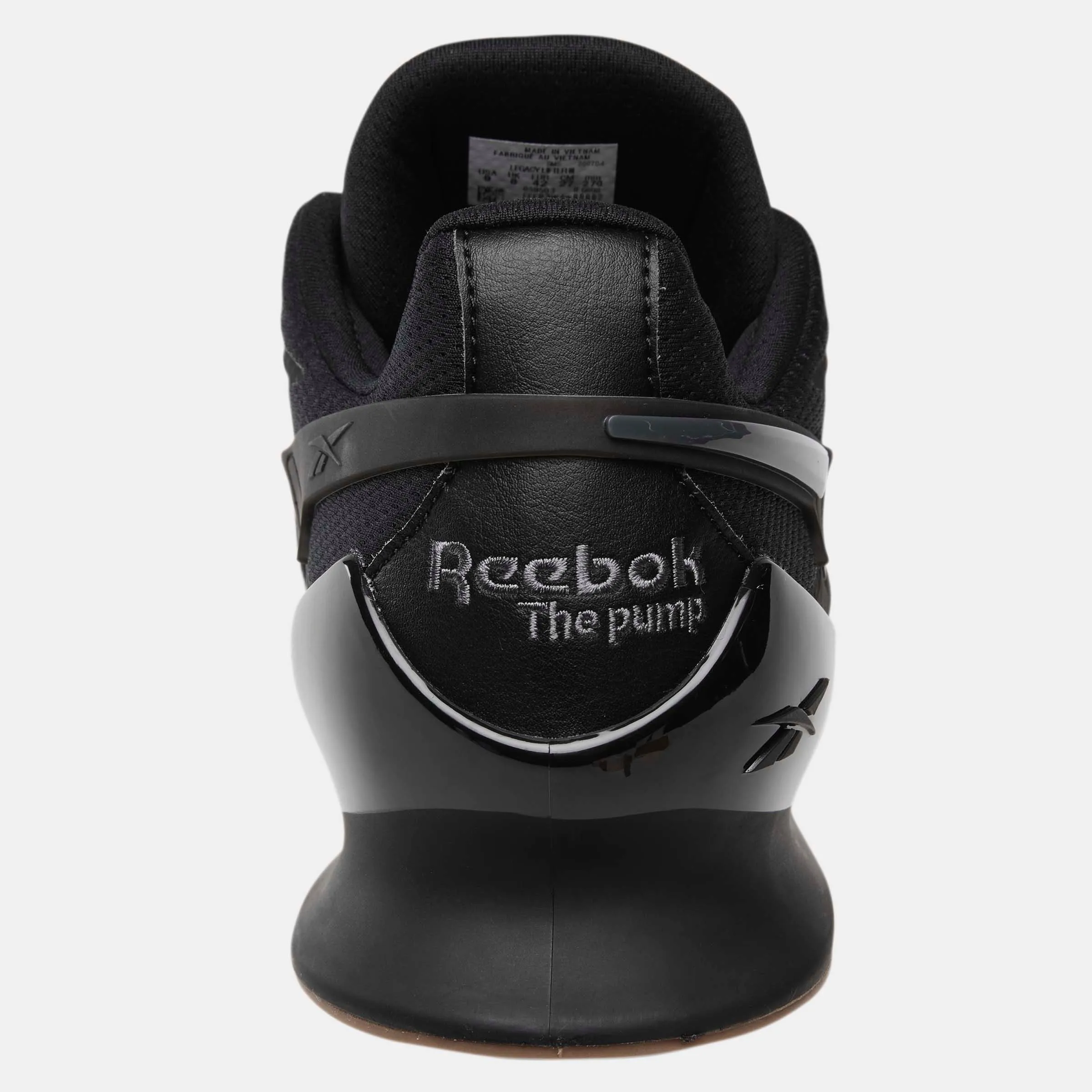 Reebok Legacy Lifter III Mens Weightlifting Shoes in Black and Pure Grey, Size 7
