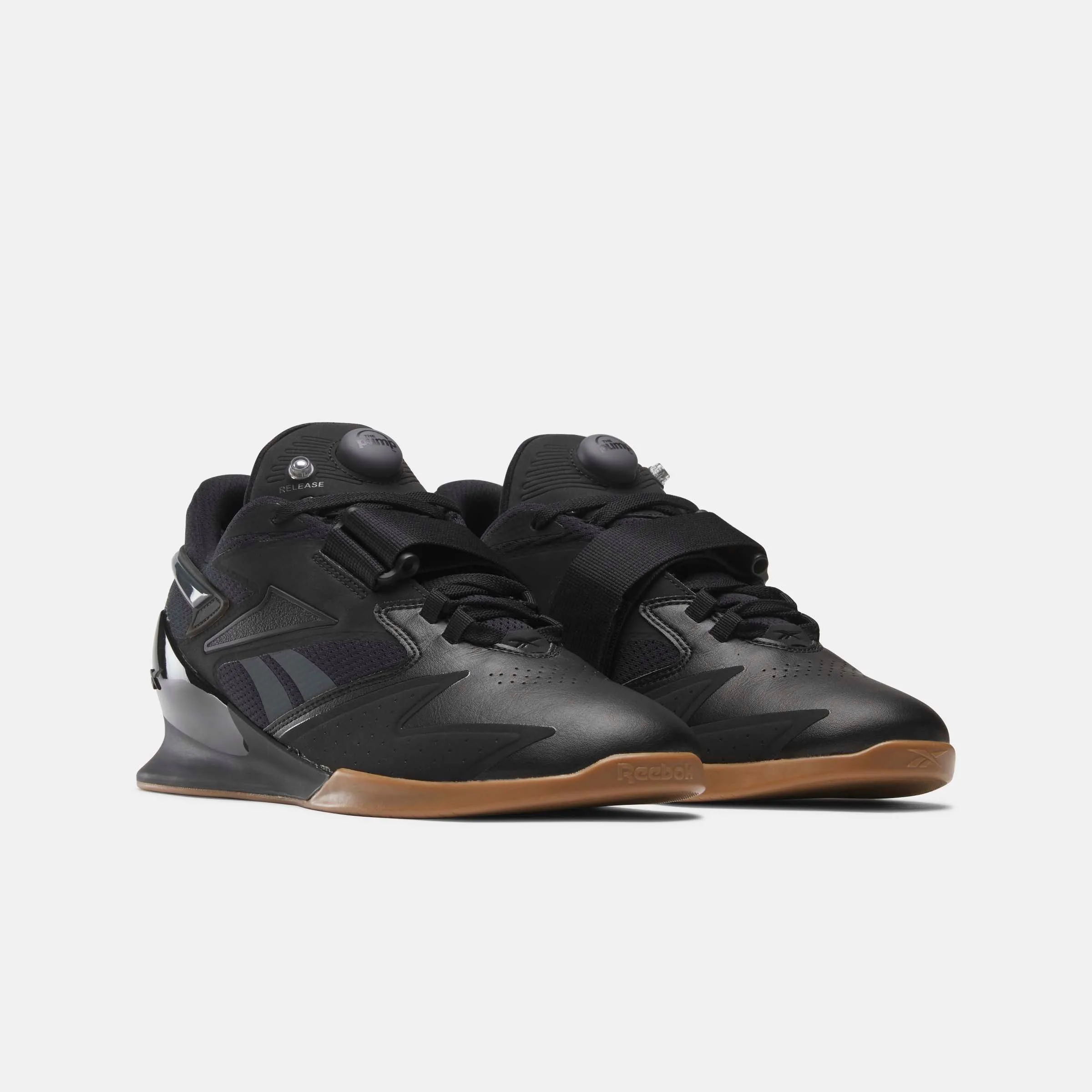 Reebok Legacy Lifter III Mens Weightlifting Shoes in Black and Pure Grey, Size 7