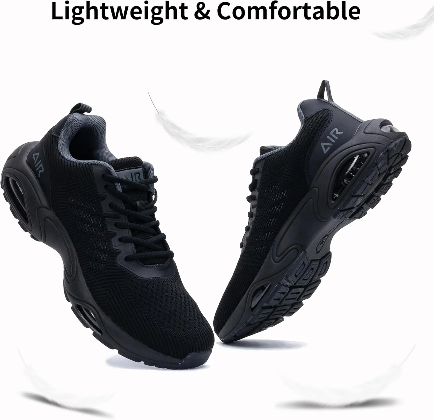 MAFEKE Mens Running Shoes Tennis Athletic Sneakers Gym Comfortable Walking Sport Non Slip Workout Cross Training Shoe Size 7-13