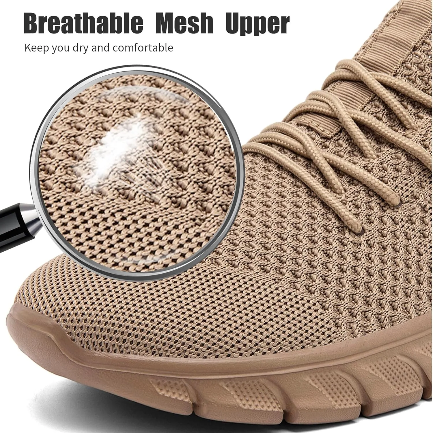 Mens Running Shoes Slip On Tennis Walking Sneakers Workout Athletic Lightweight Casual Sport Shoes