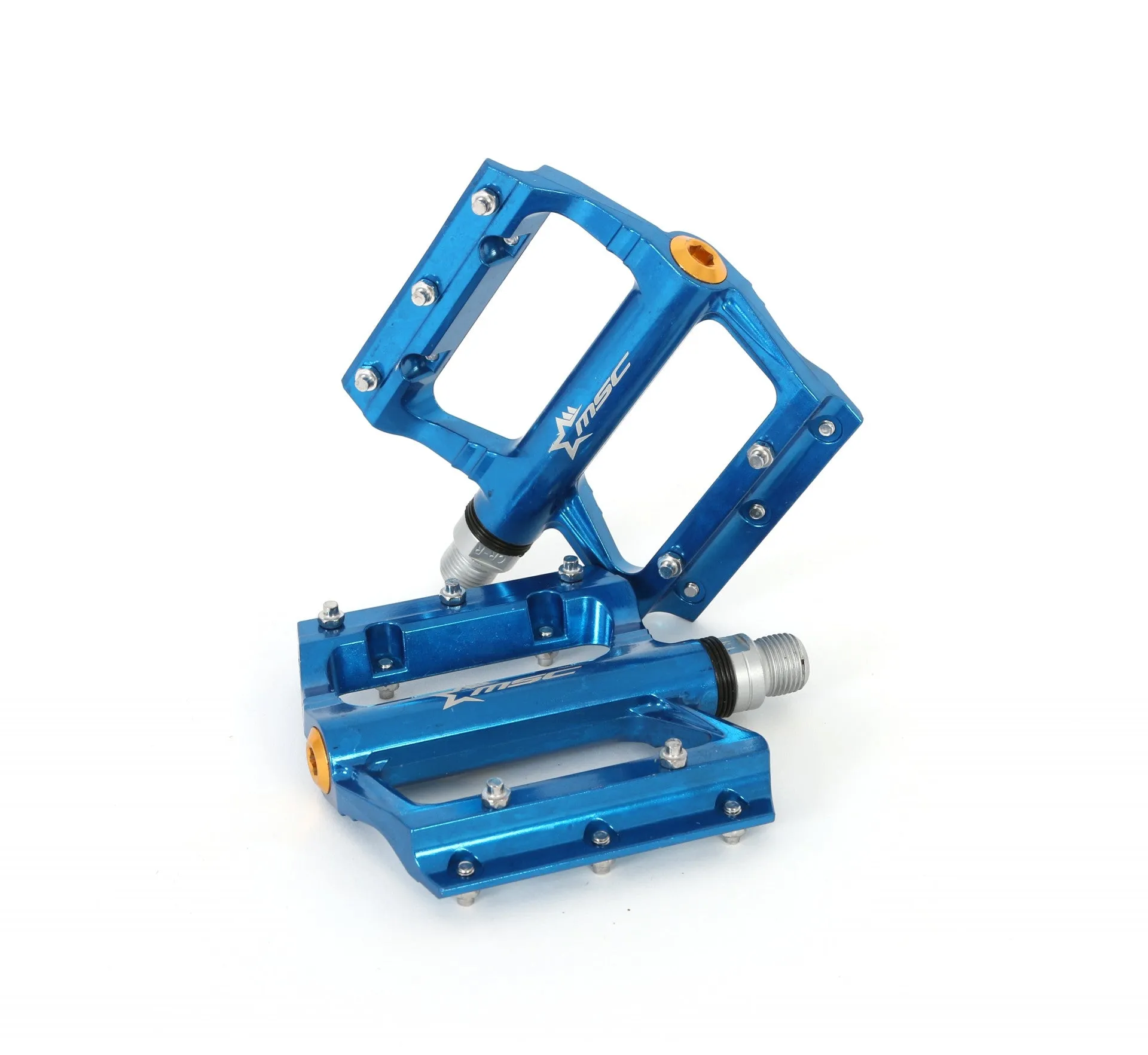 MSC Aluminium Flat Pedals Crmo Axle