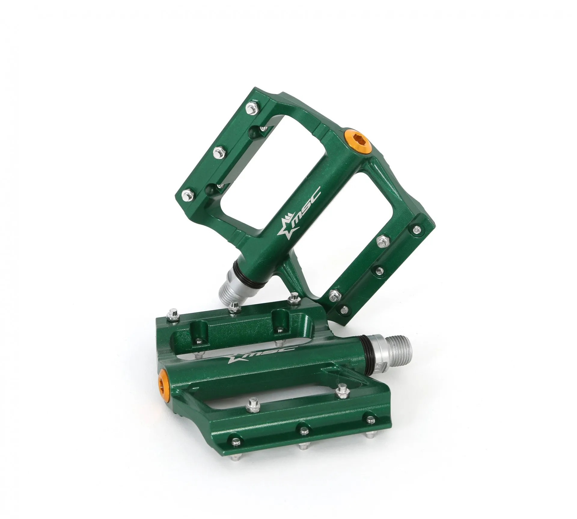 MSC Aluminium Flat Pedals Crmo Axle