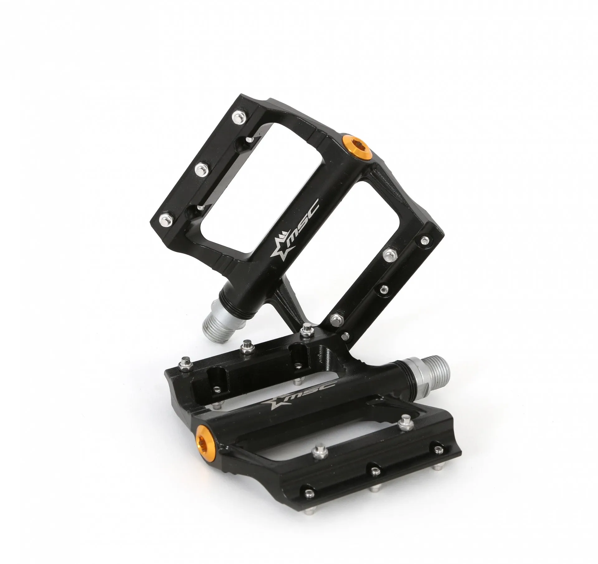 MSC Aluminium Flat Pedals Crmo Axle