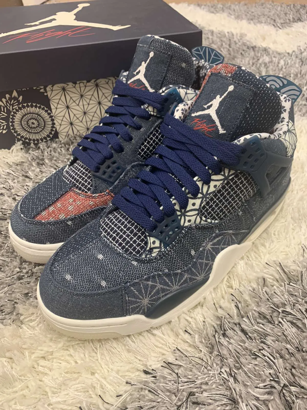 Navy Blue Flat Laces - Thin