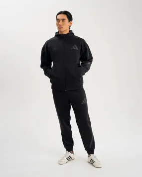 Black adidas Mens Z.N.E. Full Zip Hoodie, Newcastle United