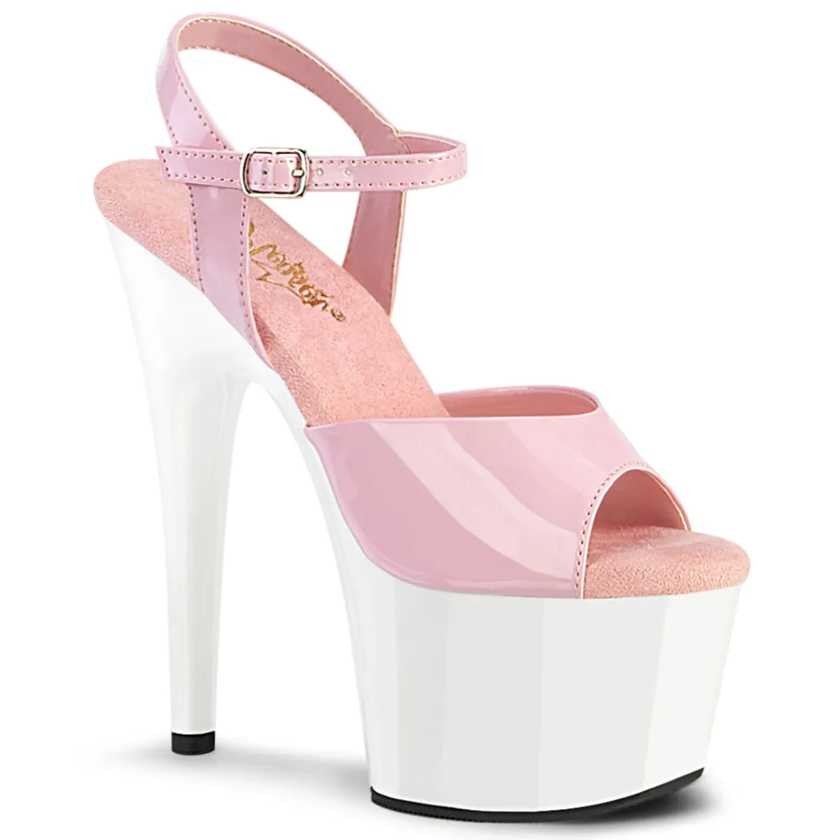 Pleaser Adore-709 Platform Ankle Strap Sandal In 10 Colors