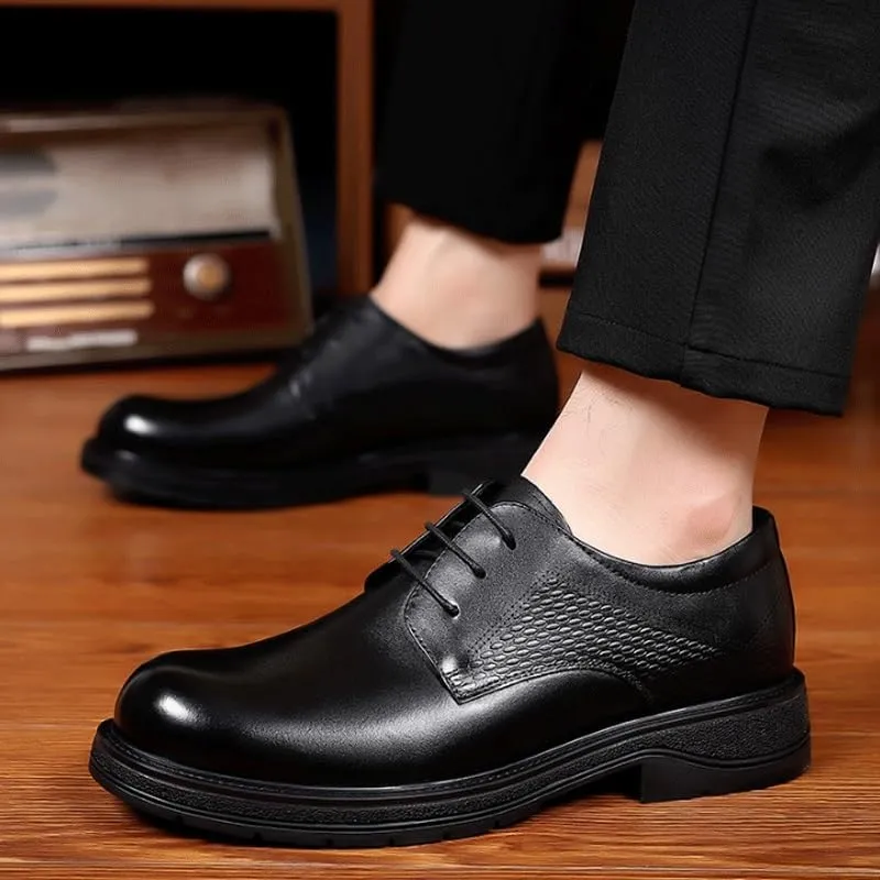 Premium Comfort Oxford Dress Shoes for Men - Ideal for Extended Office Wear & Ceremonial Events