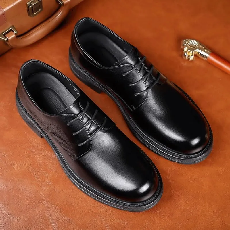 Premium Comfort Oxford Dress Shoes for Men - Ideal for Extended Office Wear & Ceremonial Events