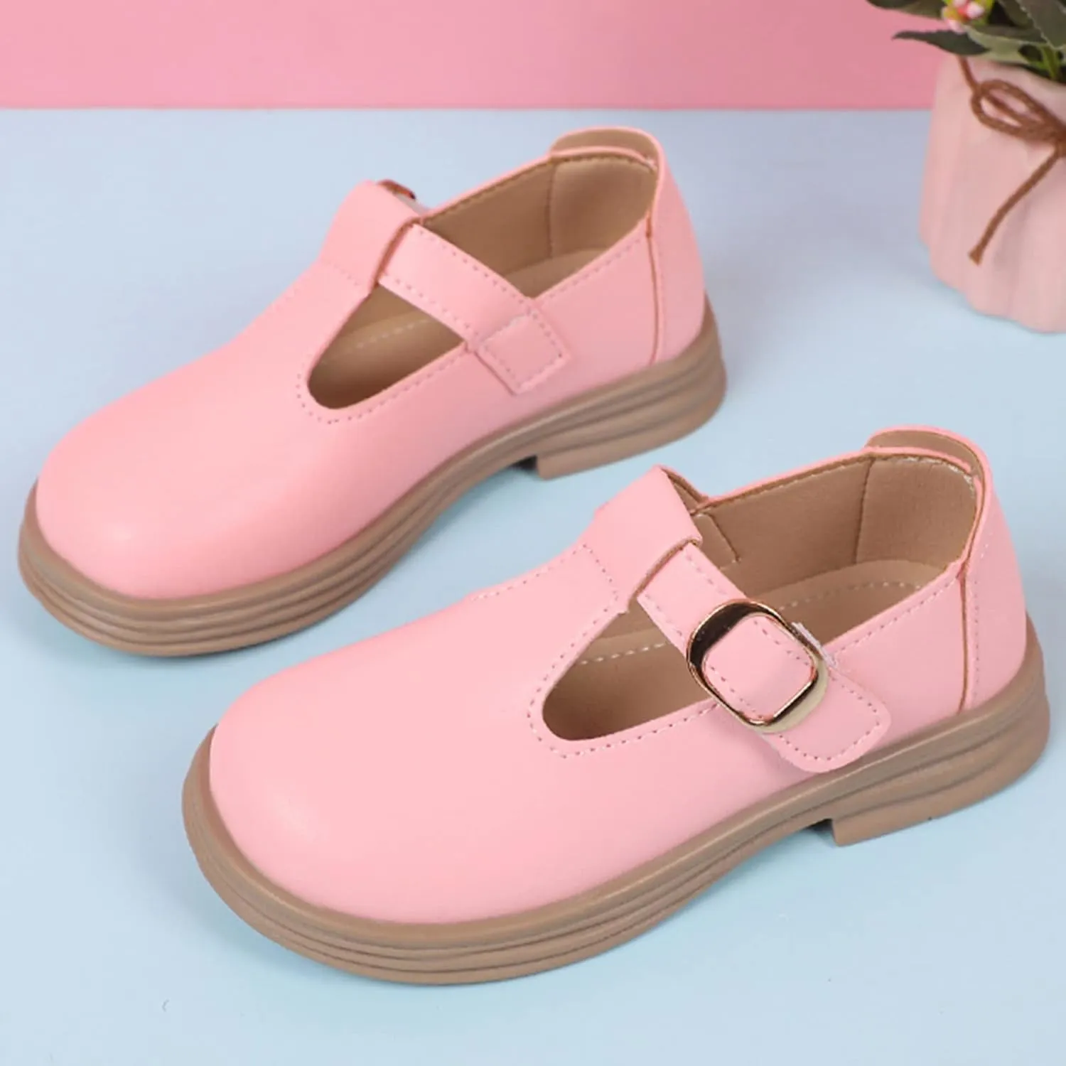Toddler Girl Mary Jane Dress Shoes School Oxford Flats for Girl Party Shoes Wedding Uniform Mary Janes Toddler