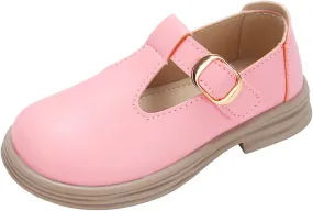 Toddler Girl Mary Jane Dress Shoes School Oxford Flats for Girl Party Shoes Wedding Uniform Mary Janes Toddler
