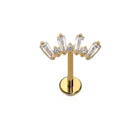 Crowned Witch Flat Back Stud - Enhanced Title