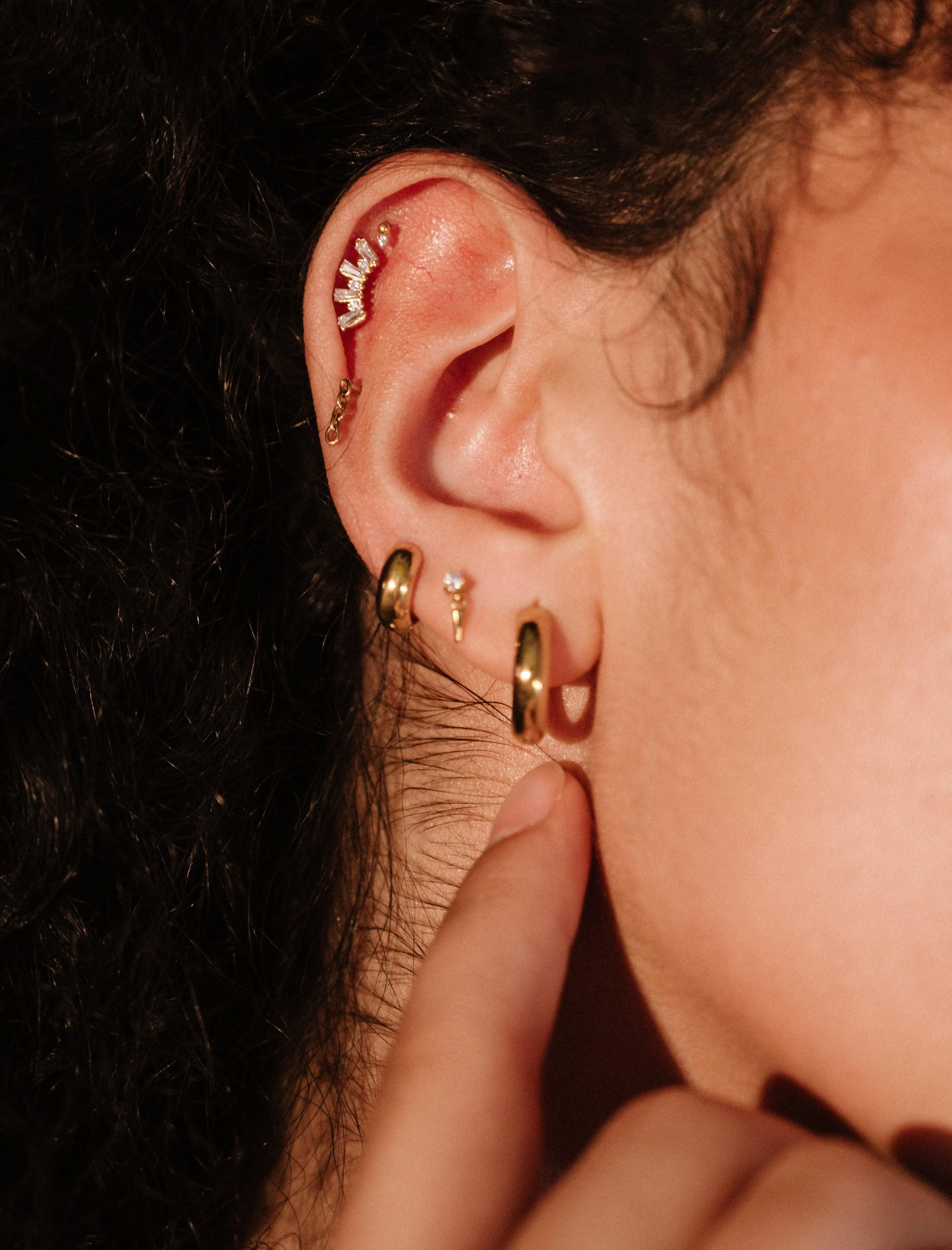 Crowned Witch Flat Back Stud - Enhanced Title