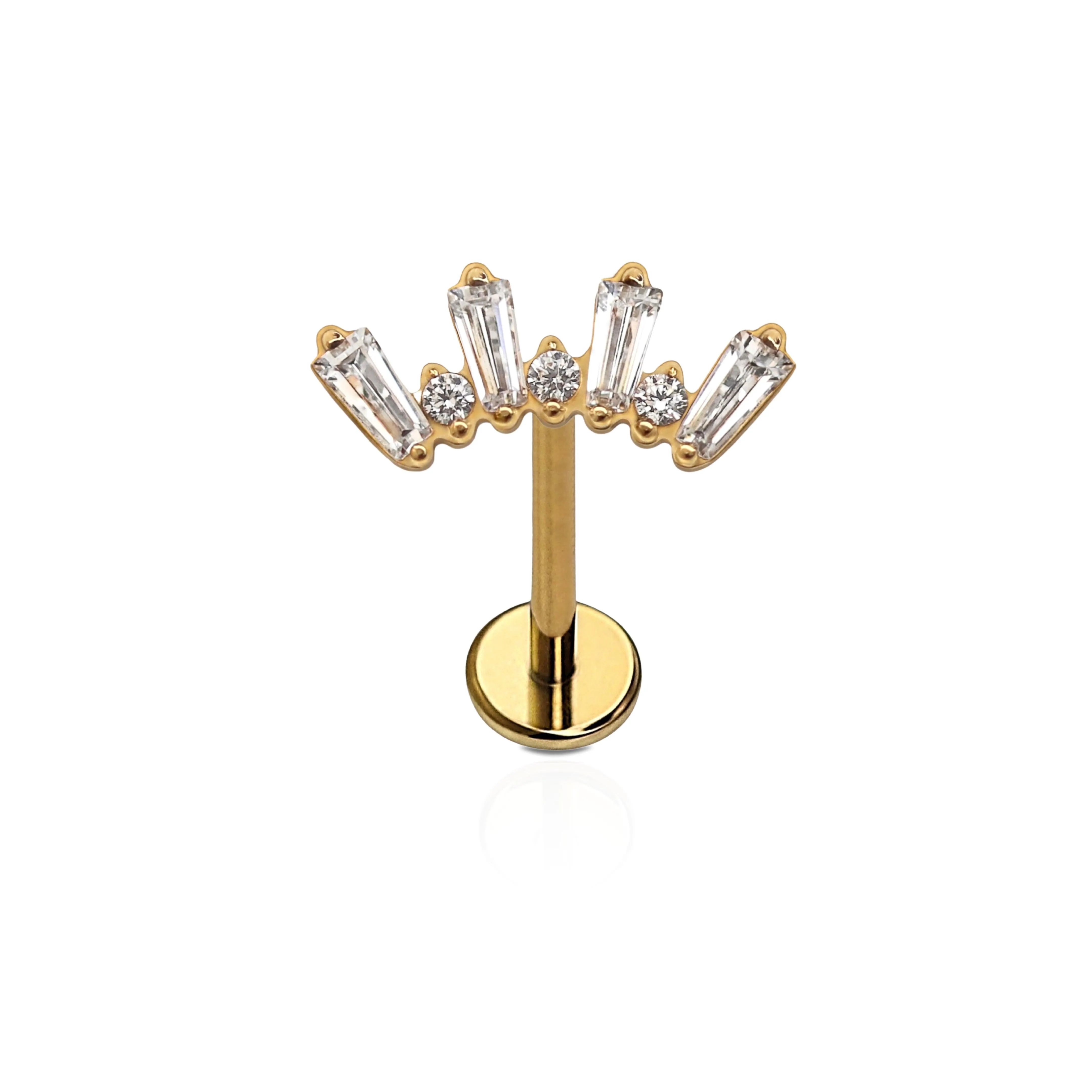Crowned Witch Flat Back Stud - Enhanced Title