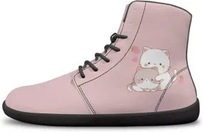 Women Men High Top Barefoot Shoes Lace Up Anti-Slip Active Sneakers