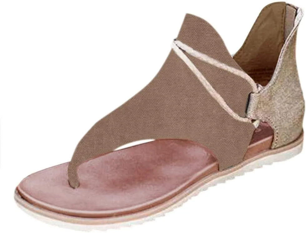 Women's Slide Sandals 2024 Summer Shoes Fashion comfort Soft Casual Wide with Arch Support Plantar Fasciitis